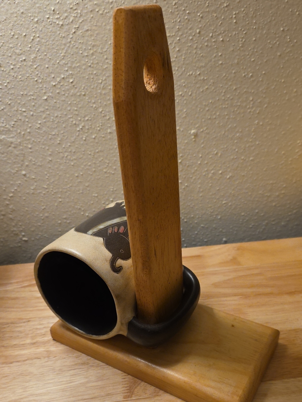Solid Wood Mug HOLDER For Mara Stoneware Artisan Mugs (See Description) - Picture 2 of 9